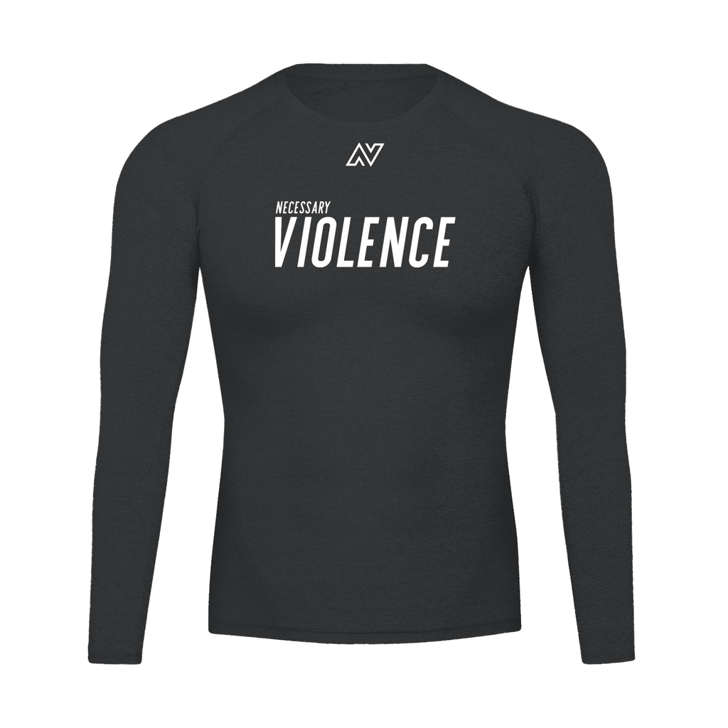 NV Long Sleeve Rashie - Violence Sometimes Is The Answer
