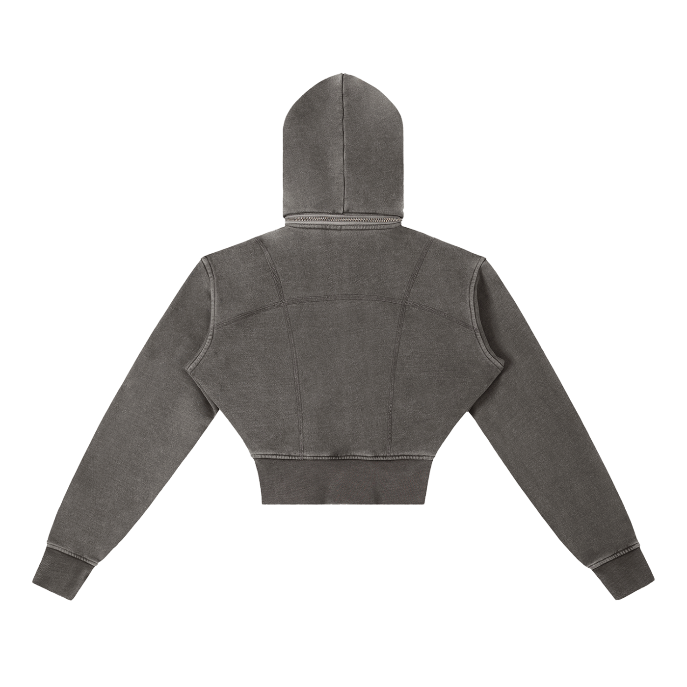 NV Womens's Vintage Washed Cropped Fleece Hoodie