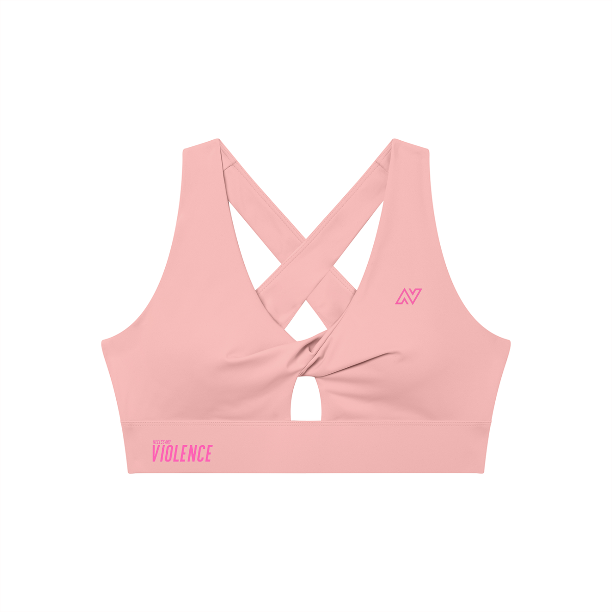 Women's Twist Front V-Neck Sports Bra