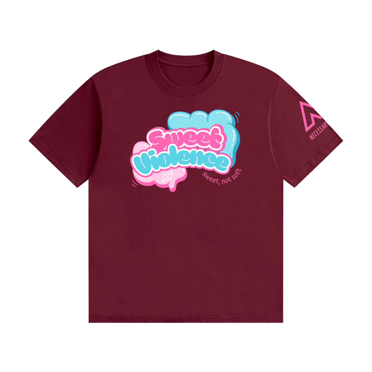 Unisex Sweet Violence Seamless Cotton T-Shirt