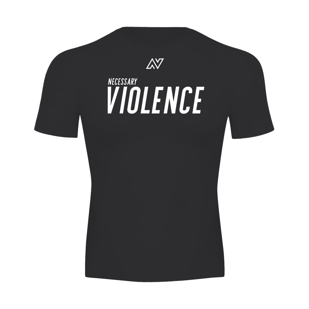 NV Short Sleeve Rashie - Violence Is Sometimes The Answer