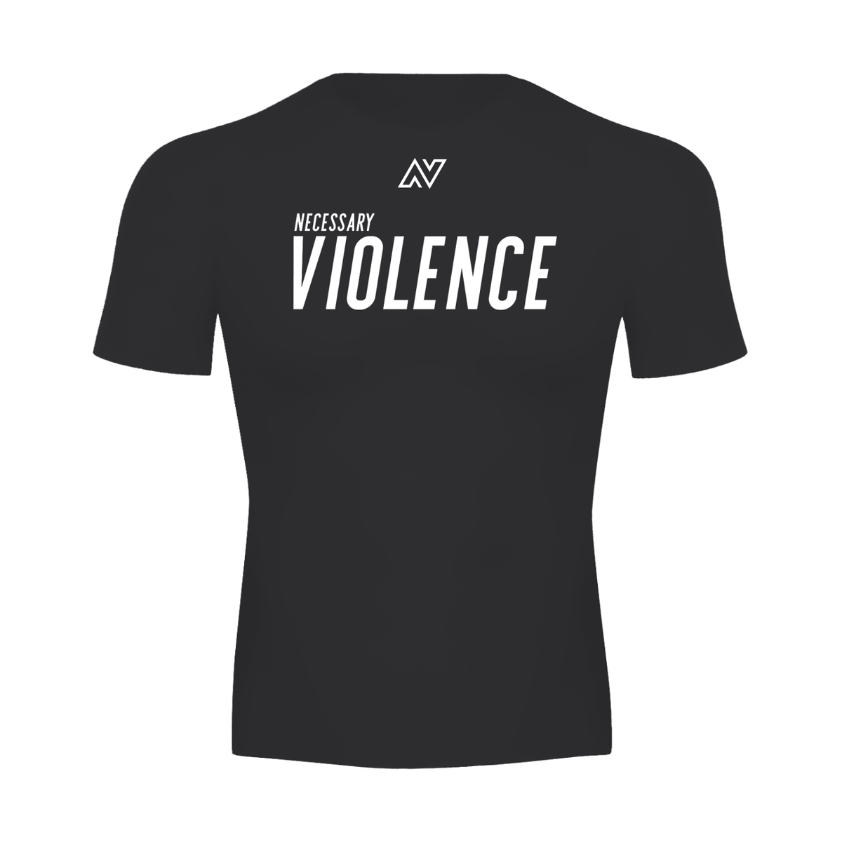 NV Short Sleeve Rashie - Violence Is Sometimes The Answer