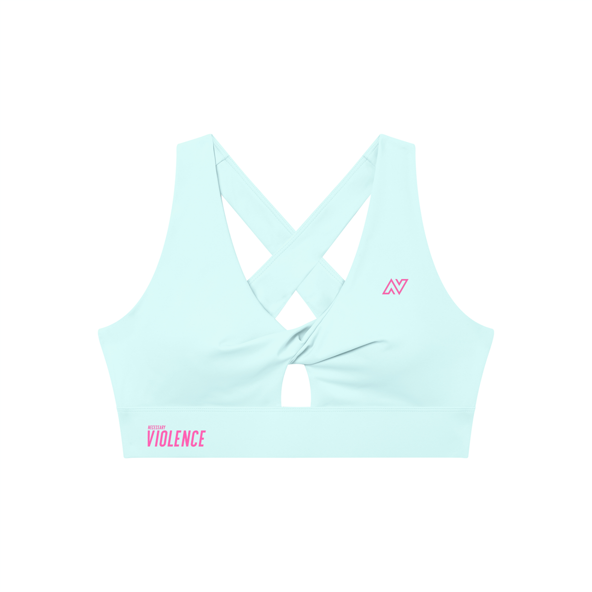 Women's Twist Front V-Neck Sports Bra