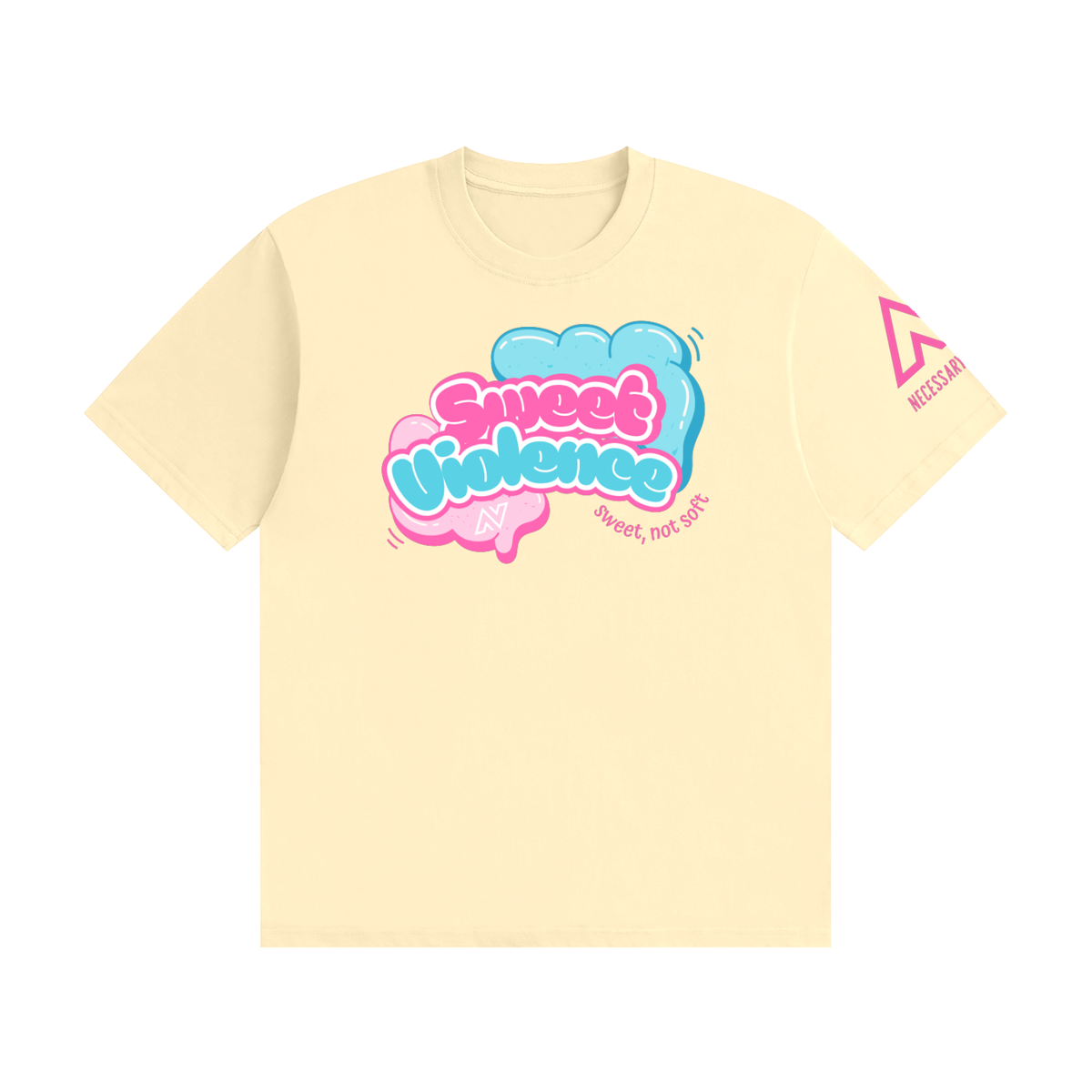 Unisex Sweet Violence Seamless Cotton T-Shirt