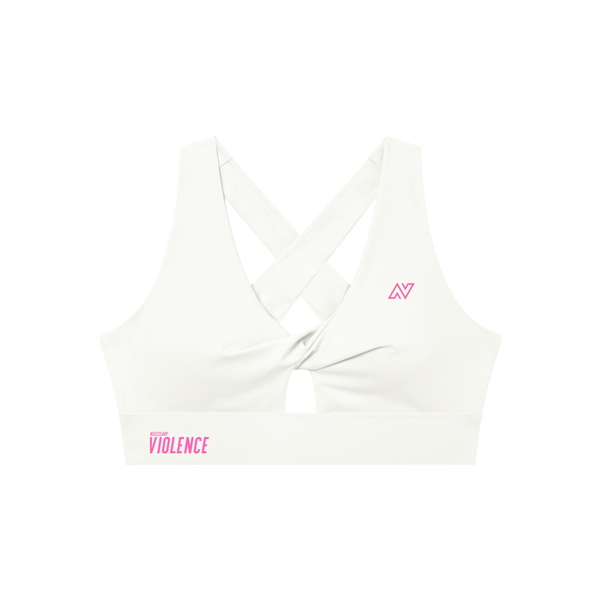 Women's Twist Front V-Neck Sports Bra