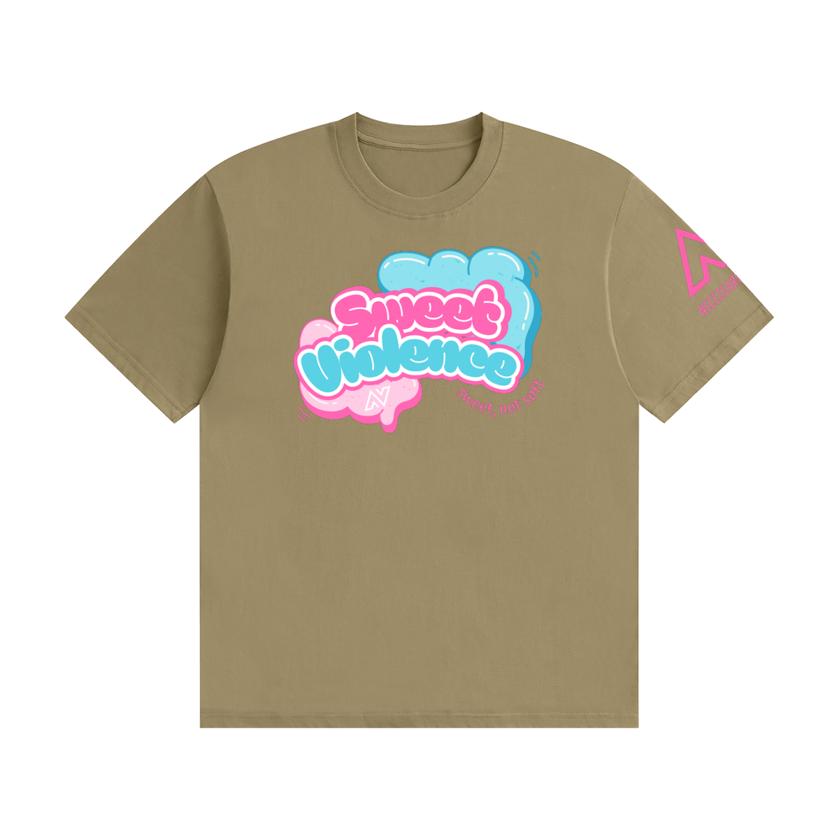 Unisex Sweet Violence Seamless Cotton T-Shirt