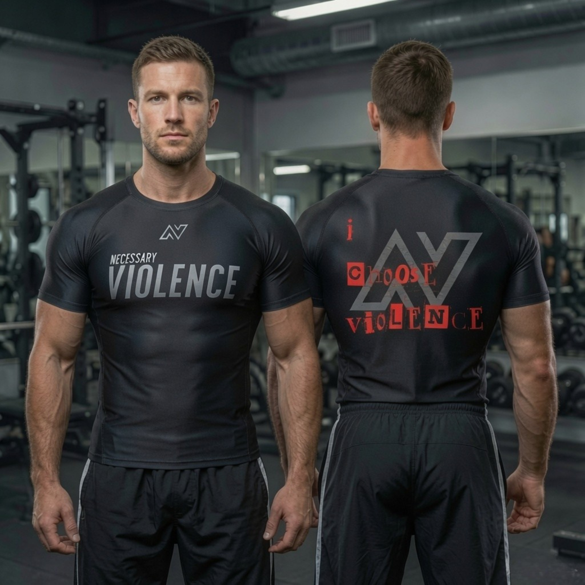 NV Short Sleeve Rashie - I Choose Violence