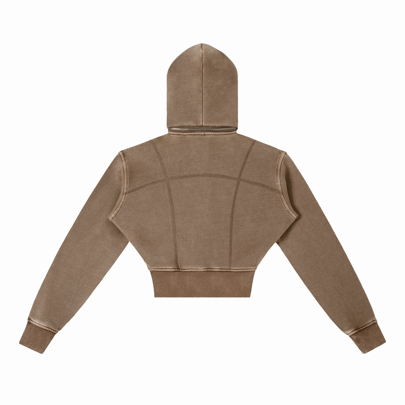 NV Womens's Vintage Washed Cropped Fleece Hoodie