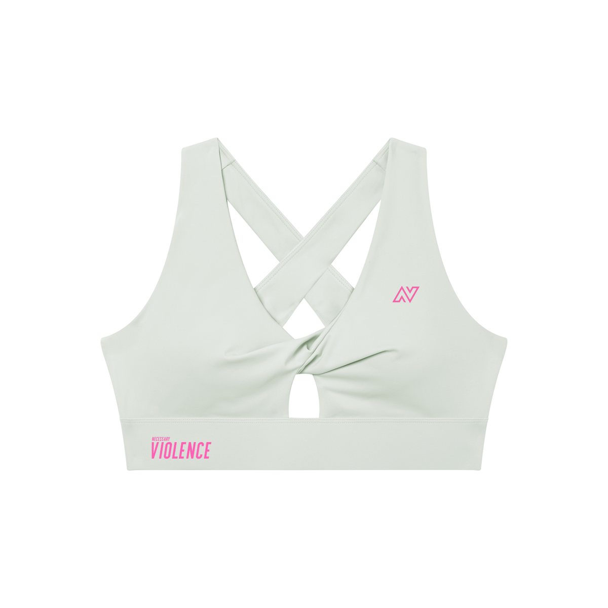 Women's Twist Front V-Neck Sports Bra