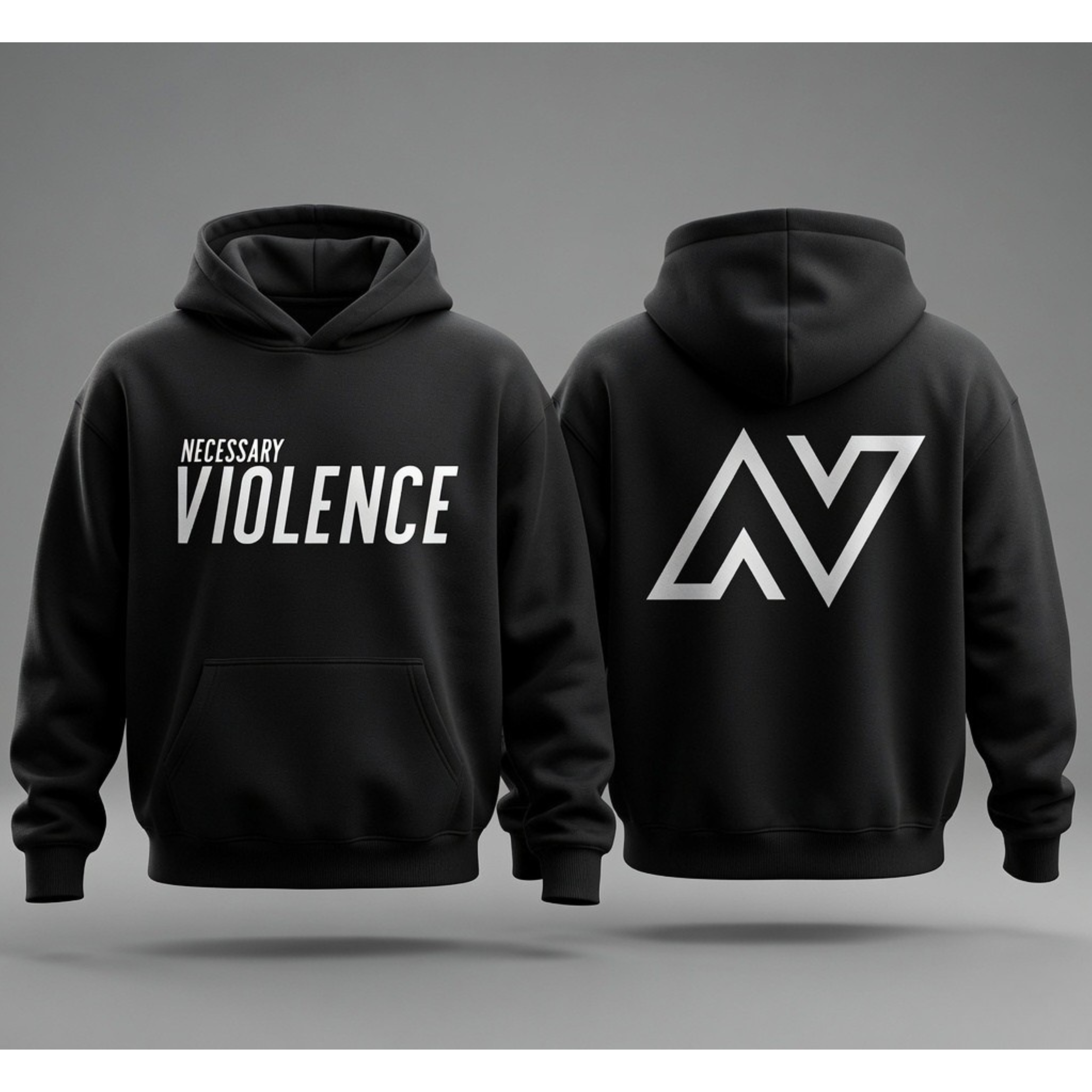 Extreme Violence Oversize Fleeced Hoodie