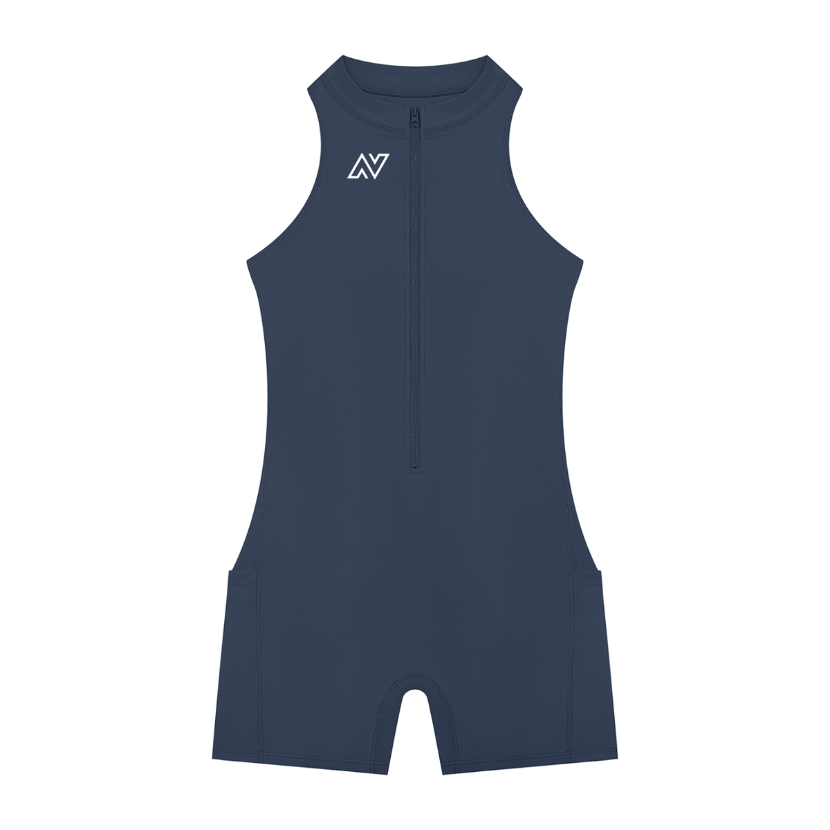 Women’s Quarter-Zip Yoga Romper