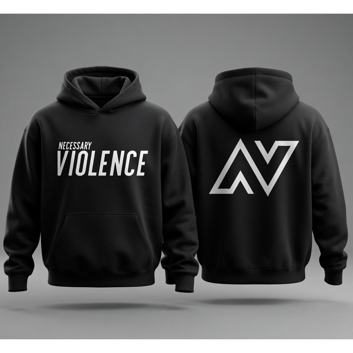 Extreme Violence Oversize Fleeced Hoodie