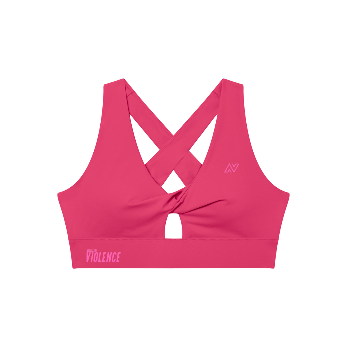Women's Twist Front V-Neck Sports Bra