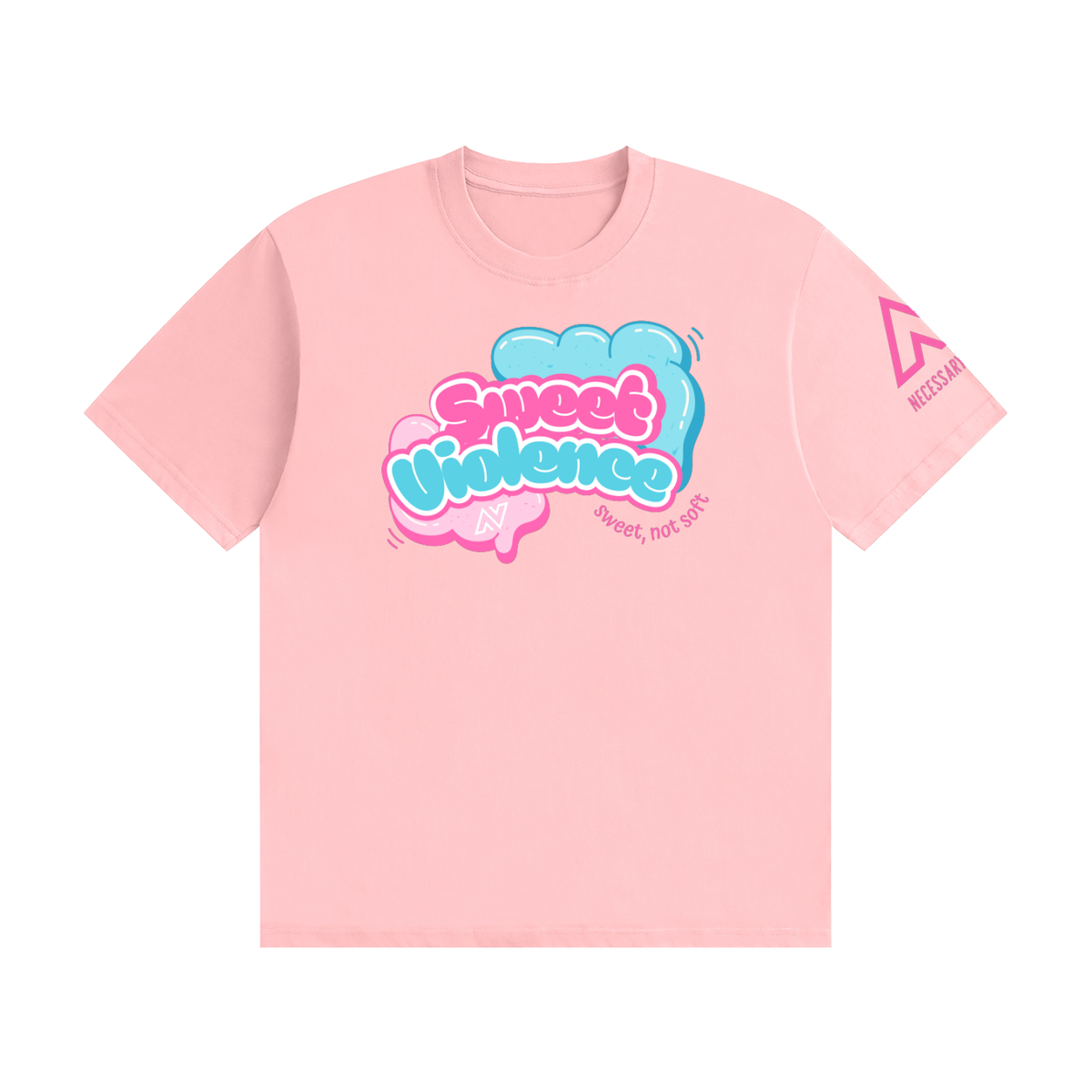 Unisex Sweet Violence Seamless Cotton T-Shirt