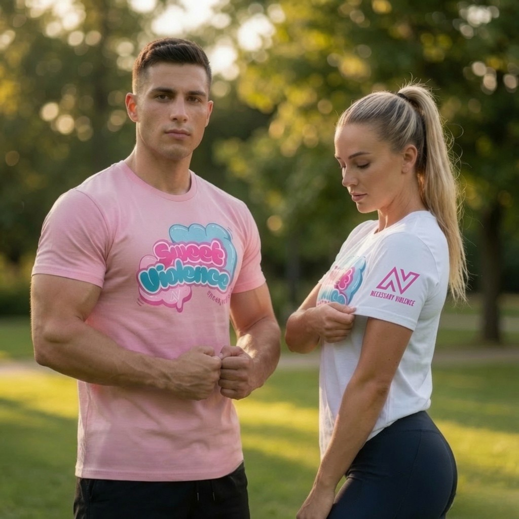 NV Unisex Casual T-Shirt - Sweet Violence