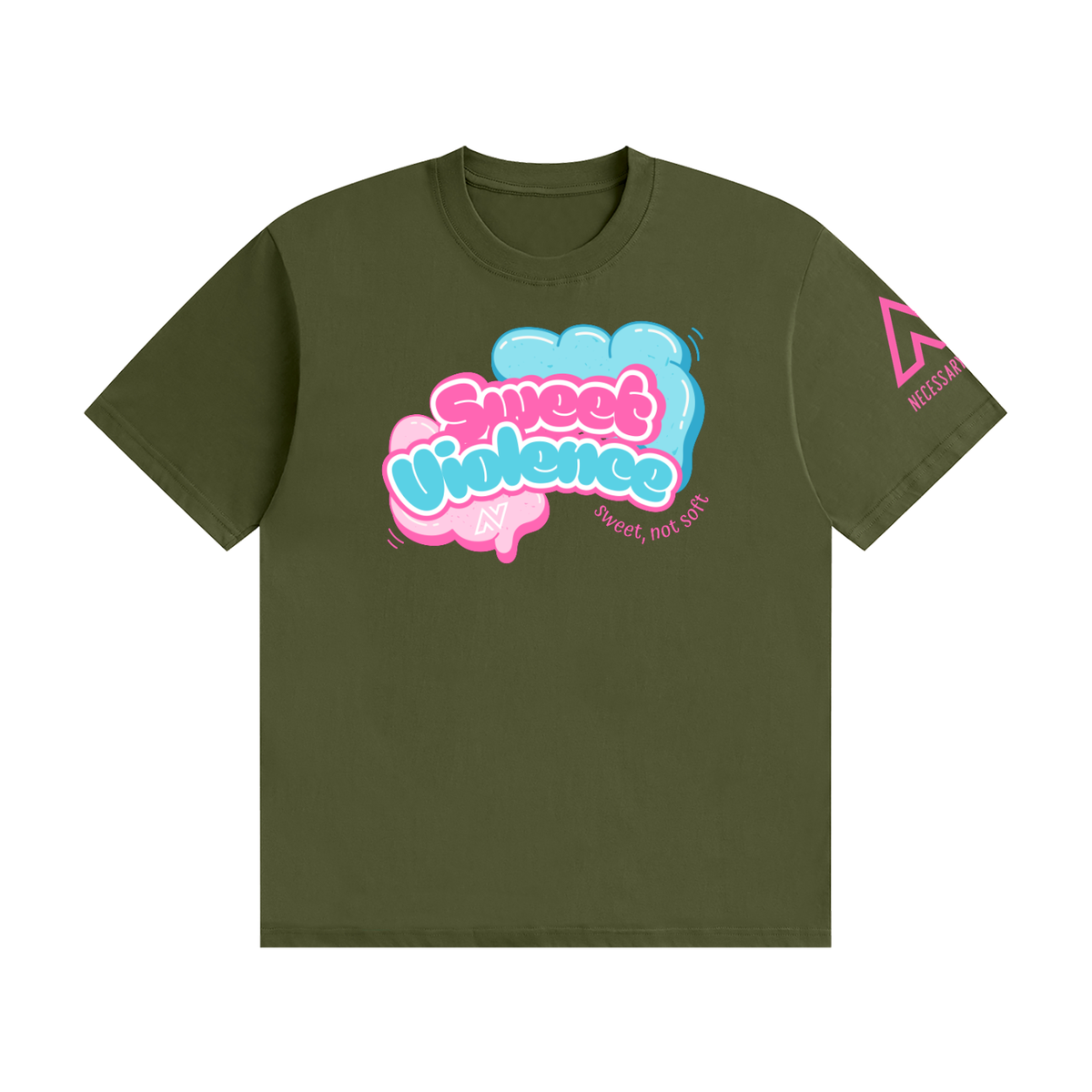 Unisex Sweet Violence Seamless Cotton T-Shirt