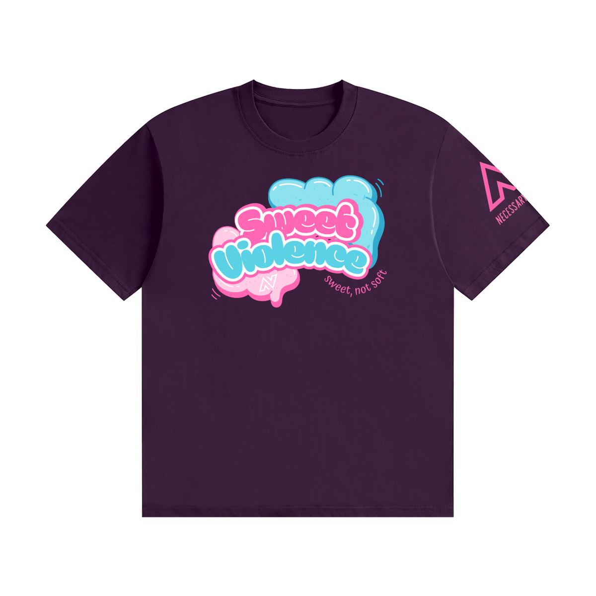 Unisex Sweet Violence Seamless Cotton T-Shirt
